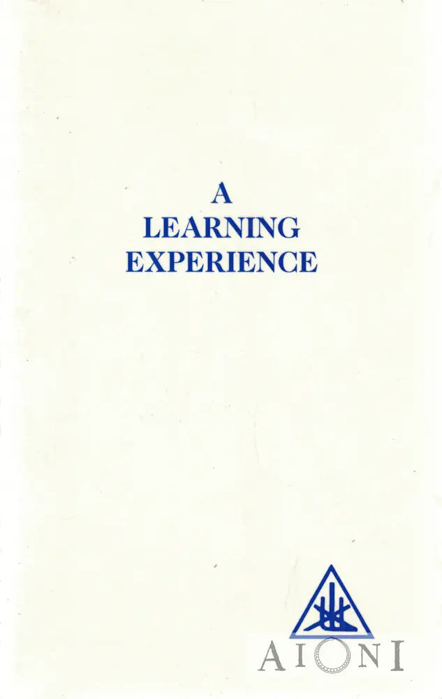 A Learning Experience Kirjat