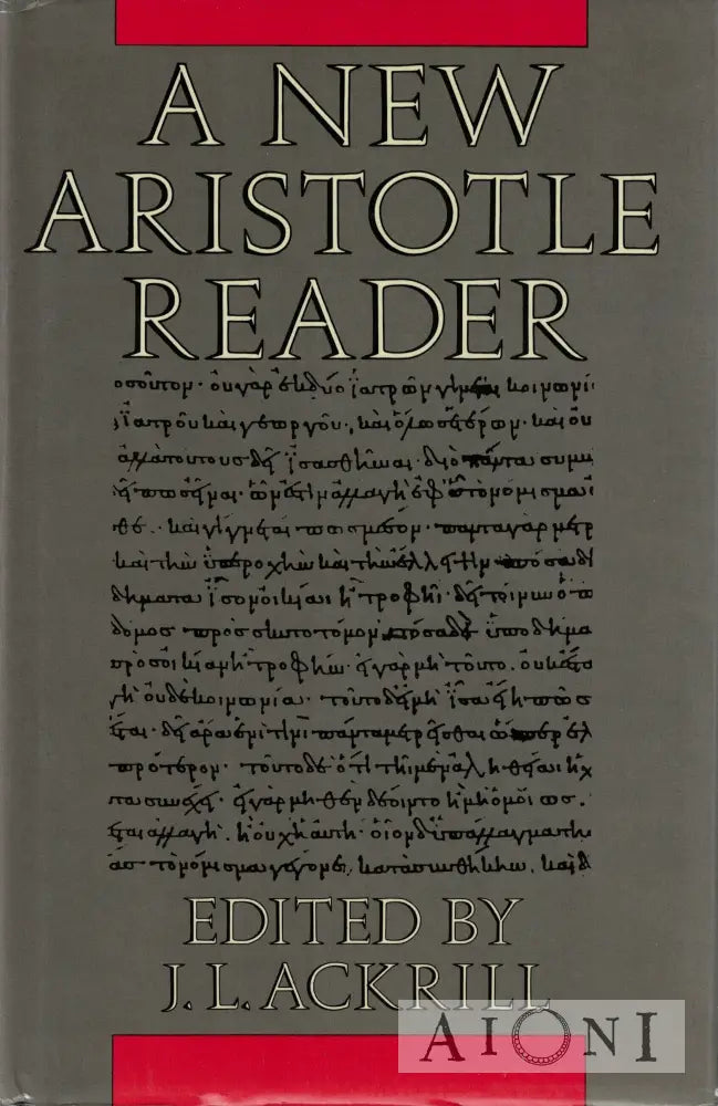 A New Aristotle Reader Kirjat