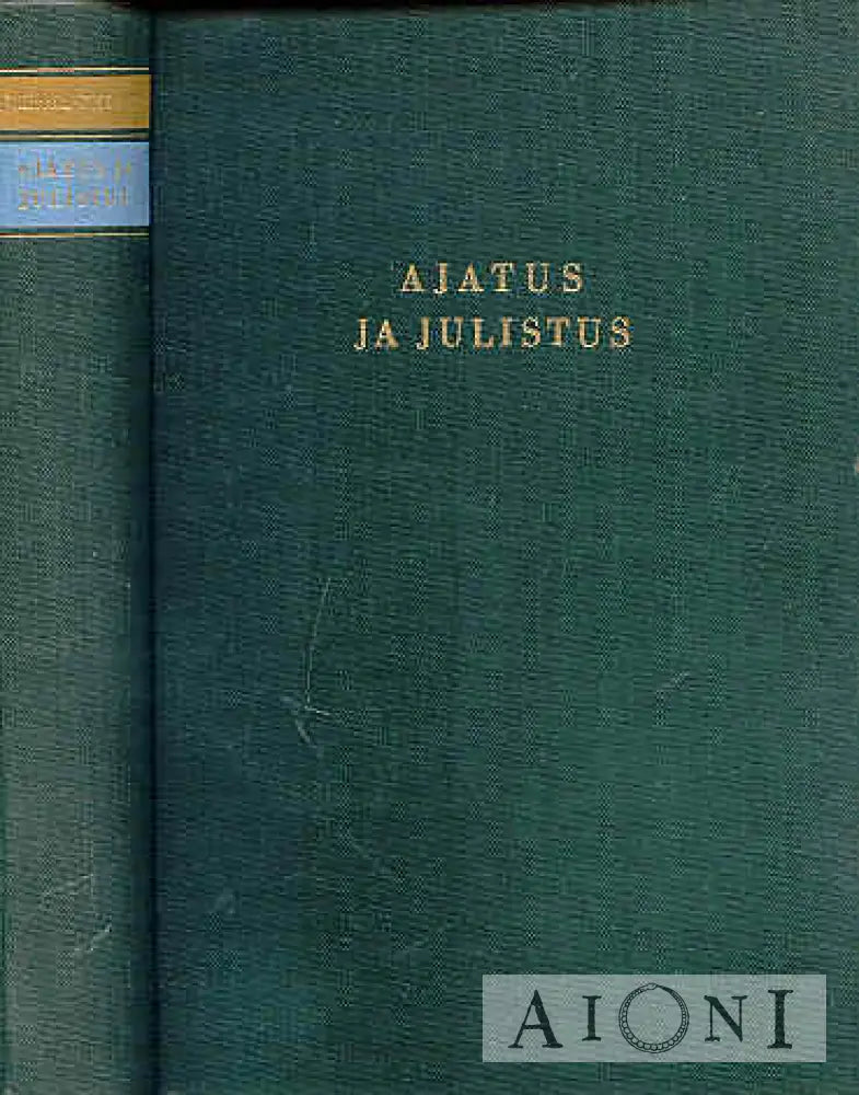 Ajatus Ja Julistus Kirjat