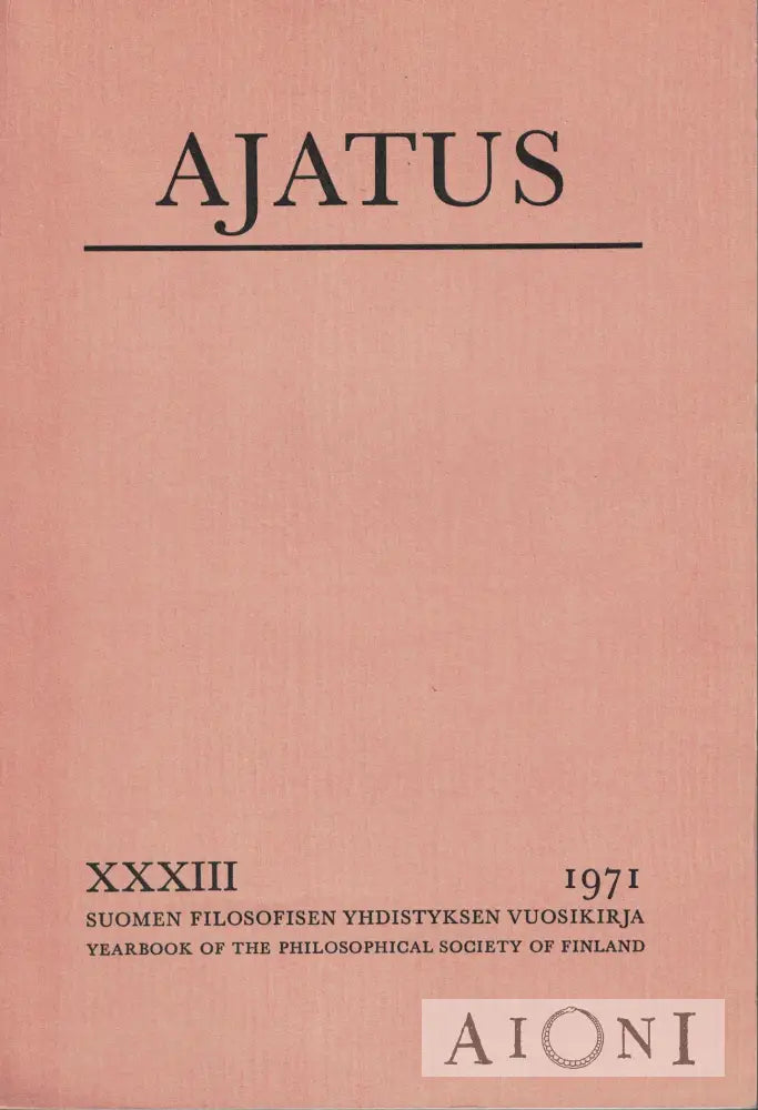 Ajatus Xxxiii Kirjat