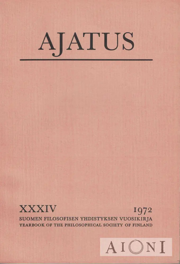 Ajatus Xxxiv Kirjat