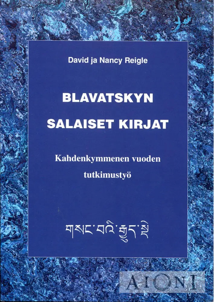 Blavatskyn Salaiset Kirjat Kirjat