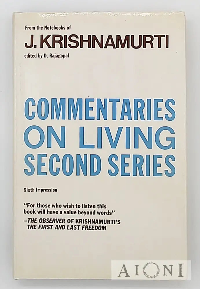 Commentaries On Living Kirjat