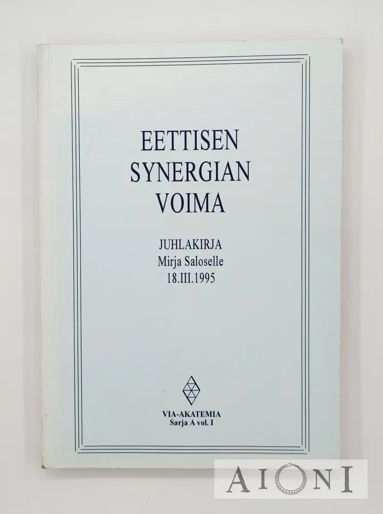 Eettisen Synergian Voima Kirjat