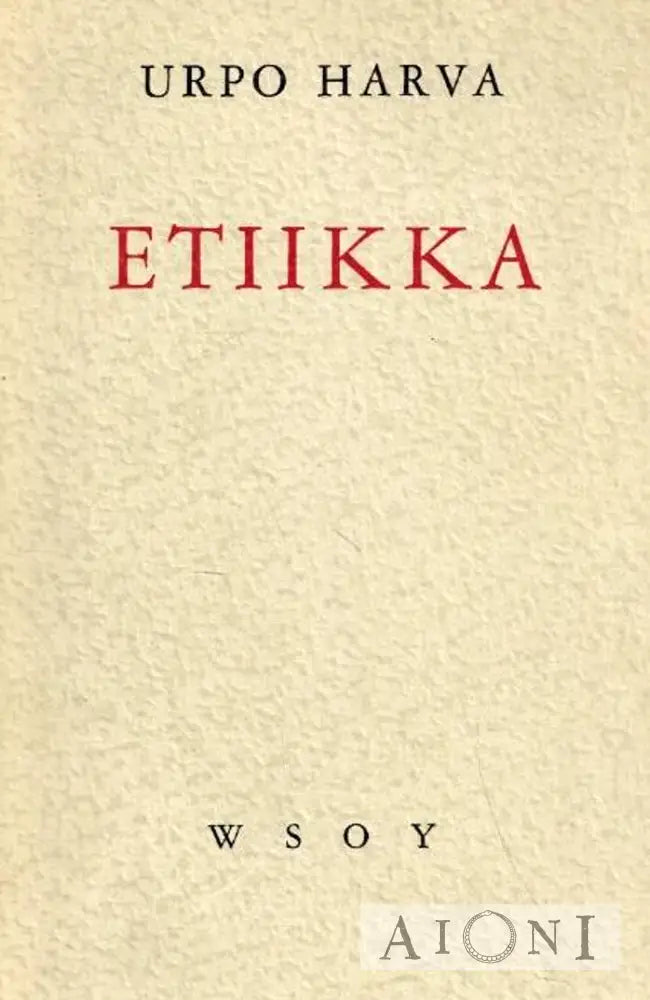 Etiikka Kirjat