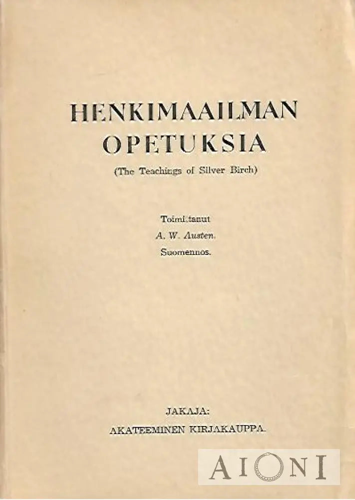 Henkimaailman Opetuksia Kirjat