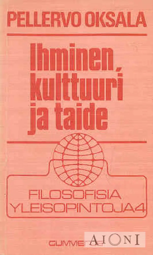 Ihminen Kulttuuri Ja Taide Kirjat