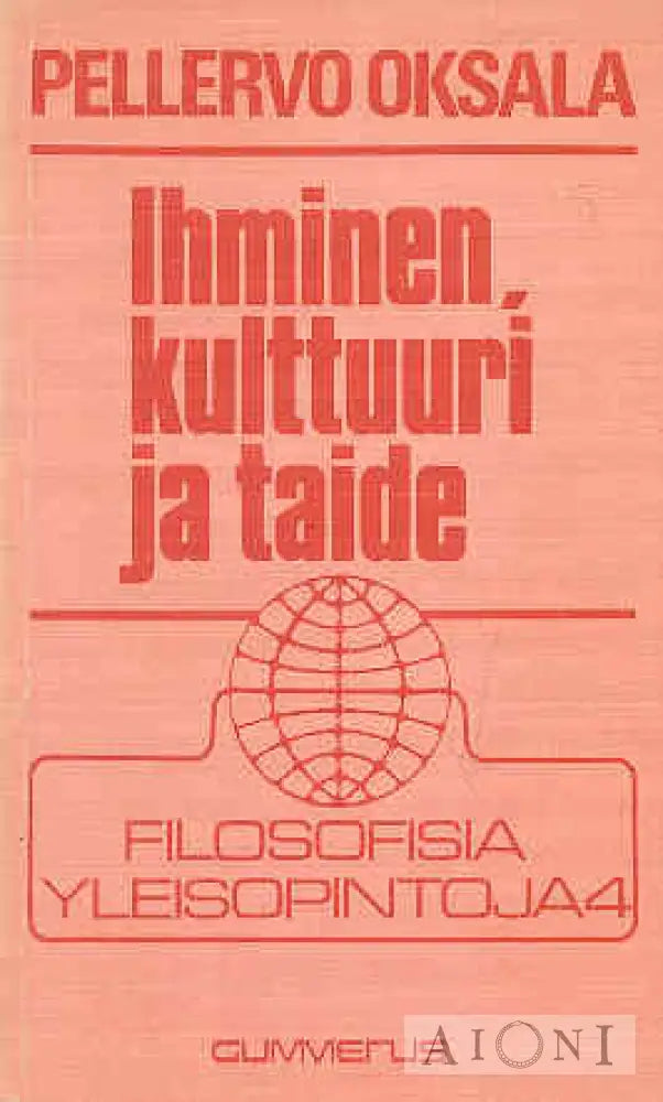 Ihminen Kulttuuri Ja Taide Kirjat