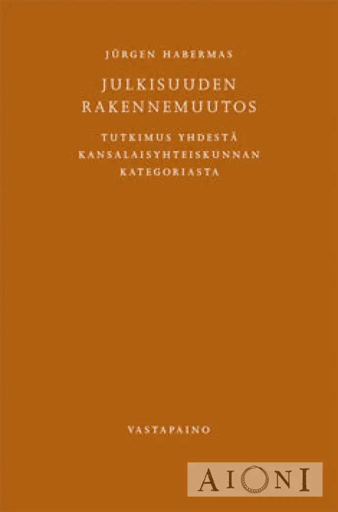 Julkisuuden Rakennemuutos Kirjat