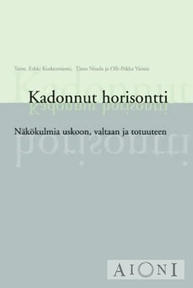 Kadonnut Horisontti Kirjat