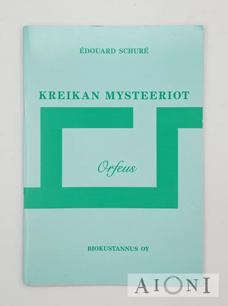 Kreikan Mysteeriot Kirjat