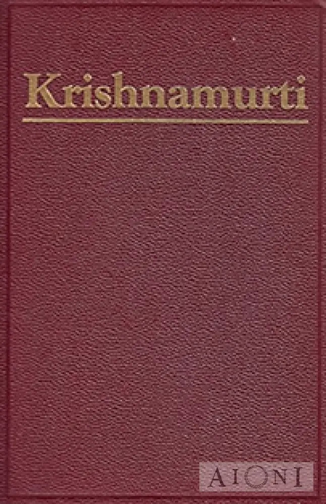 Krishnamurti Kirjat