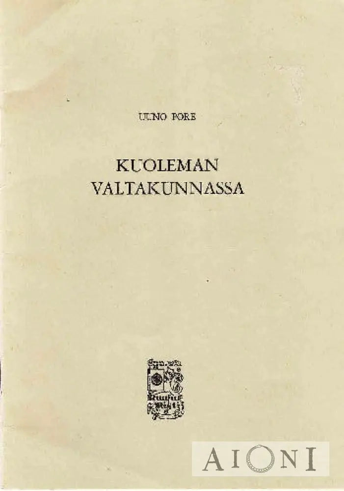 Kuoleman Valtakunnassa Kirjat