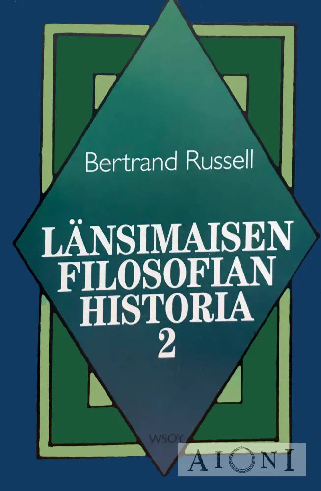 Länsimaisen Filosofian Historia 2 Kirjat