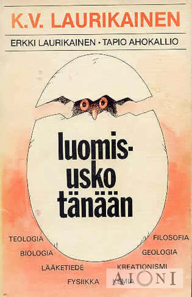 Luomisusko Tänään Kirjat