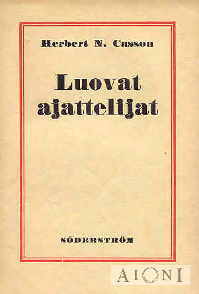 Luovat Ajattelijat Kirjat