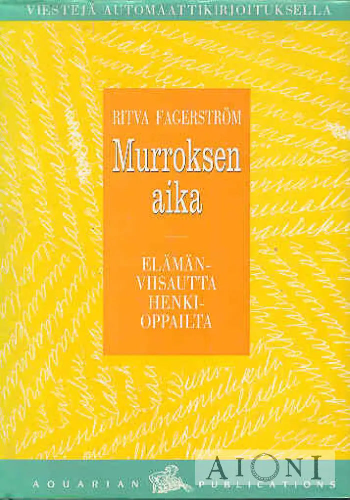 Murroksen Aika Kirjat