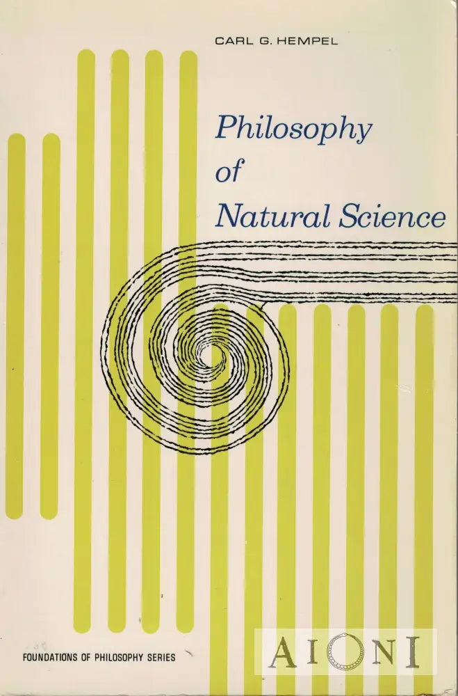 Philosophy Of Natural Science Kirjat