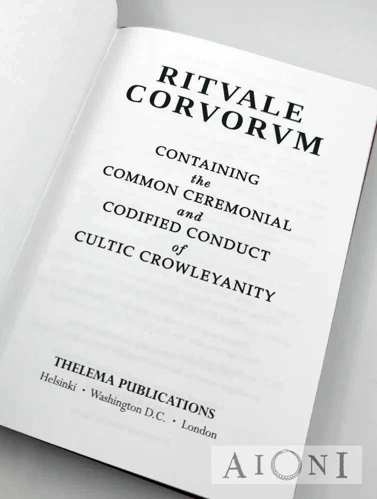 Rituale Corvorum Kirjat