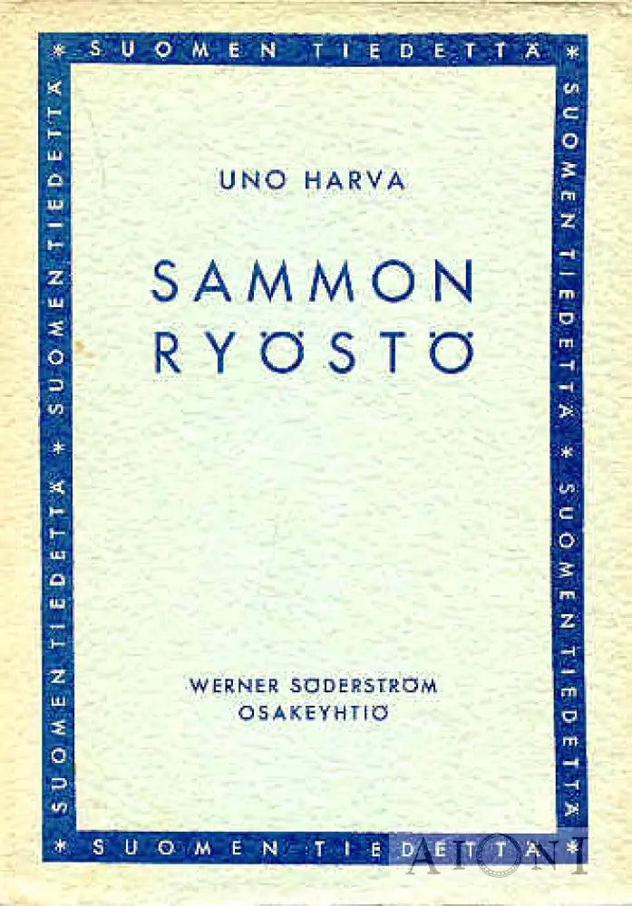 Sammon Ryöstö Kirjat