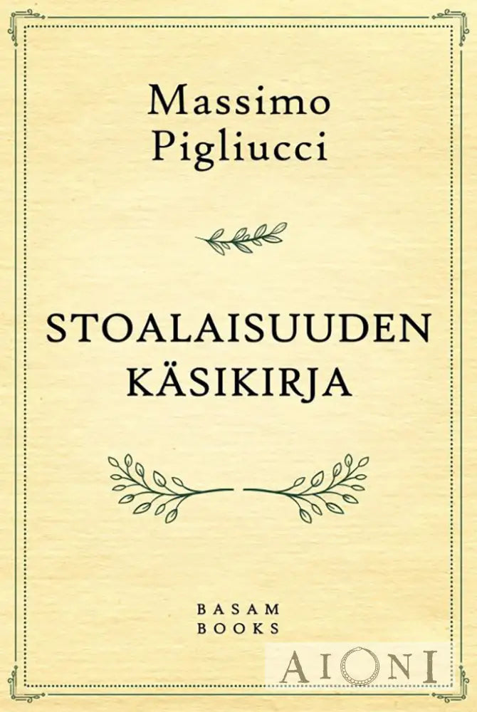 Stoalaisuuden Käsikirja Kirjat