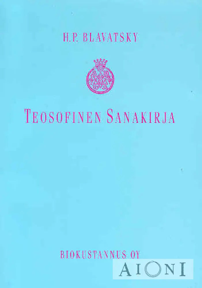 Teosofinen Sanakirja Kirjat