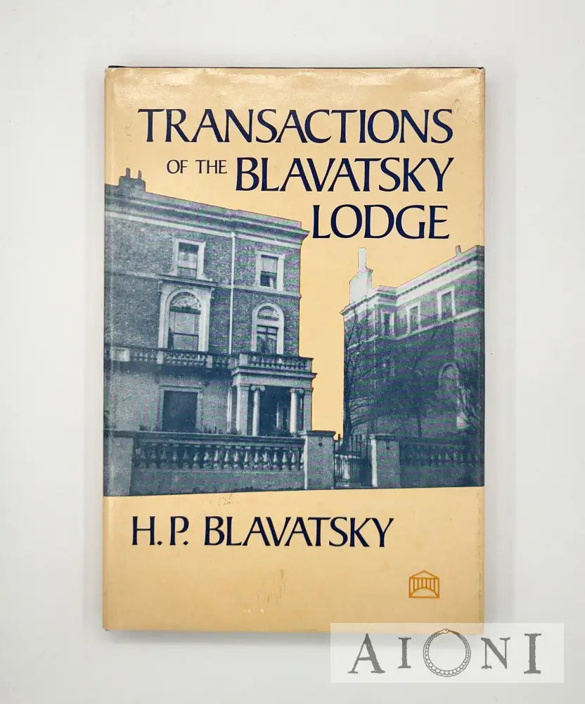 Transactions Of The Blavatsky Lodge Kirjat