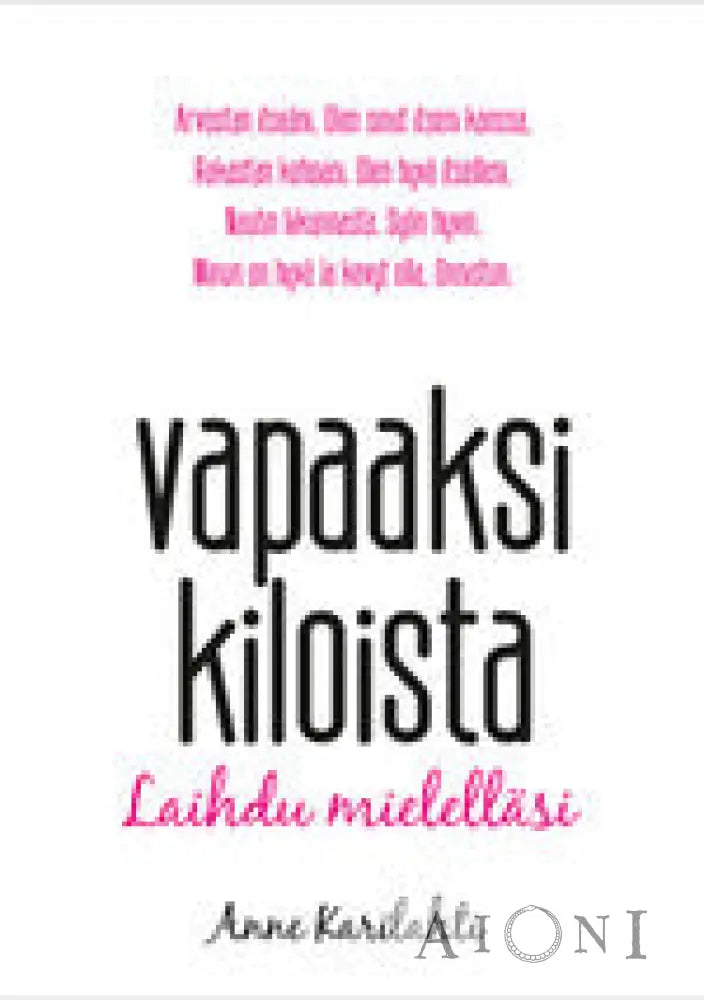 Vapaaksi Kiloista Kirjat