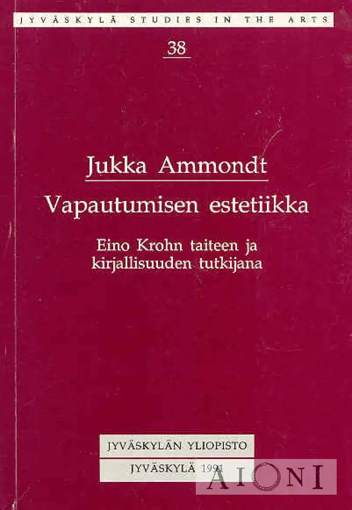 Vapautumisen Estetiikka Kirjat